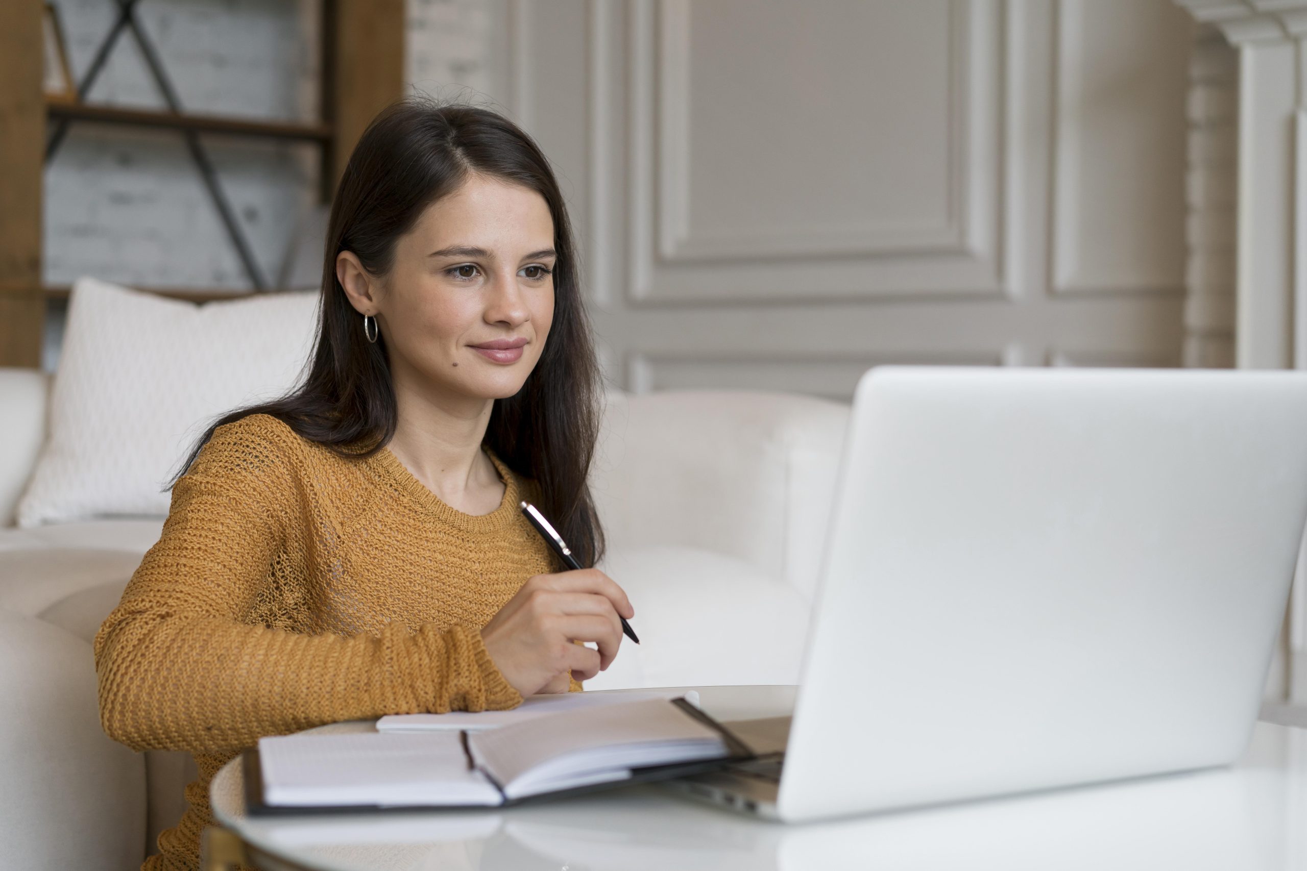 young-woman-working-her-laptop